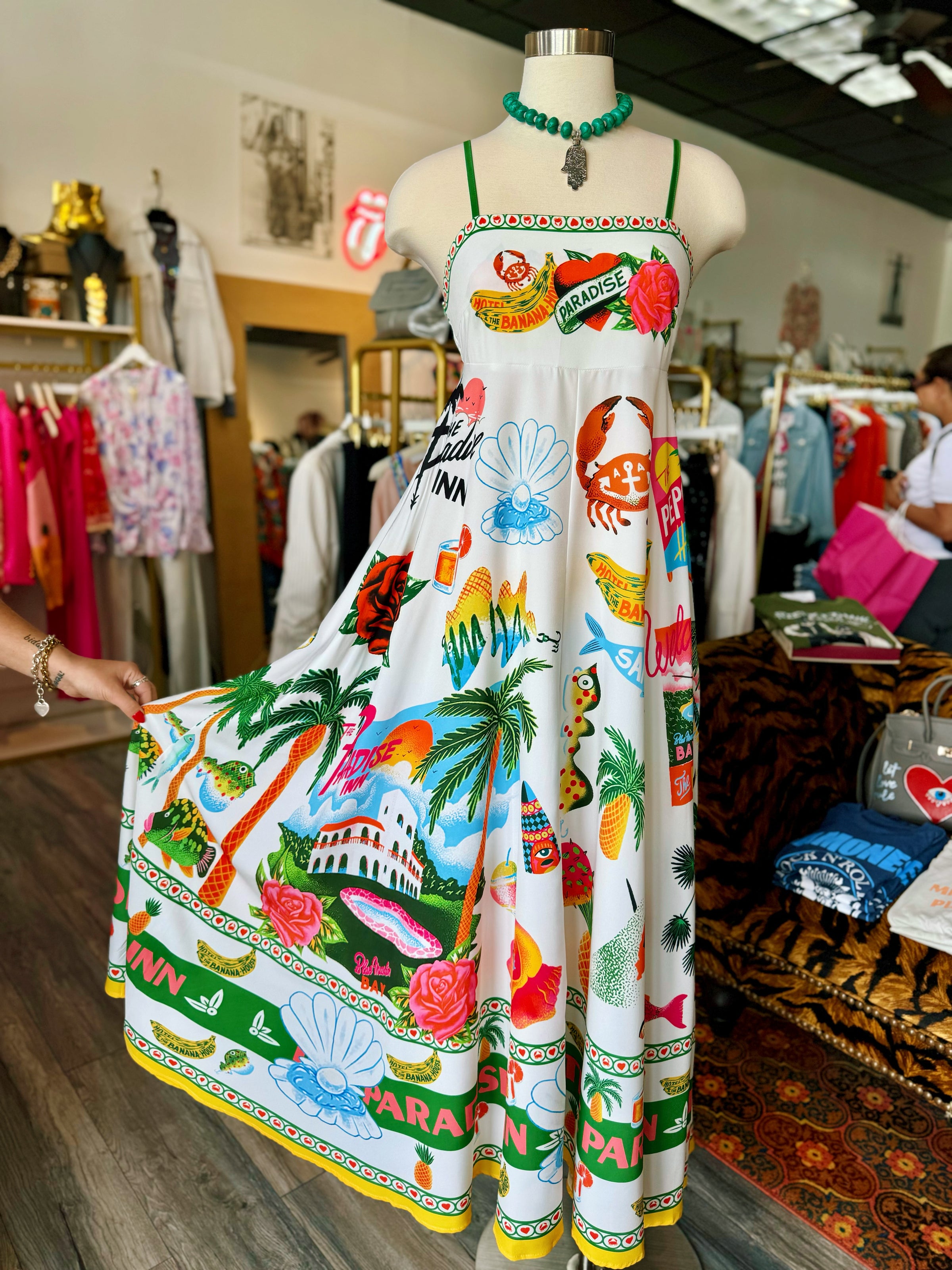 【PINKSISLY】★Penno Hopi Hood Maxi Dress Paradise Inn Maxi Dress | Penny Lane