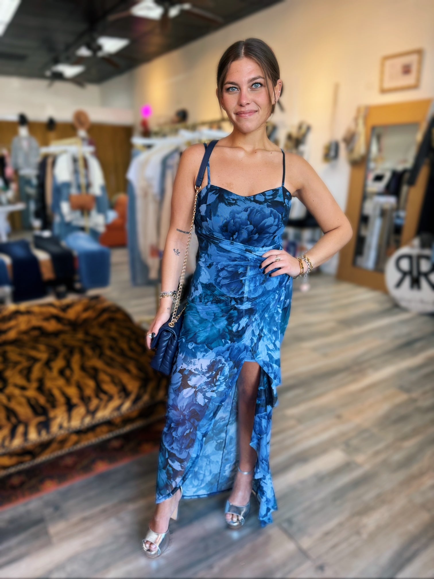 Enchanted Dress- Blue | Penny Lane